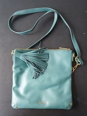 Joy & Iman Teal Crossbody Bag with coin purse